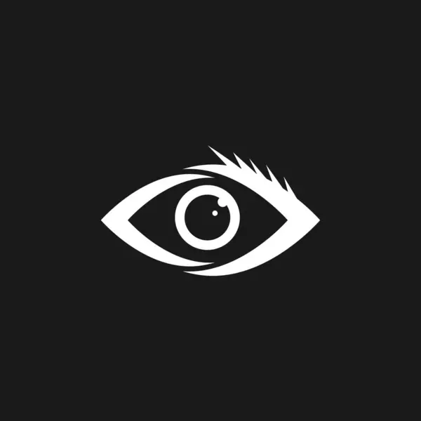 Eye Care Health Logo Vector Template — ストックベクタ