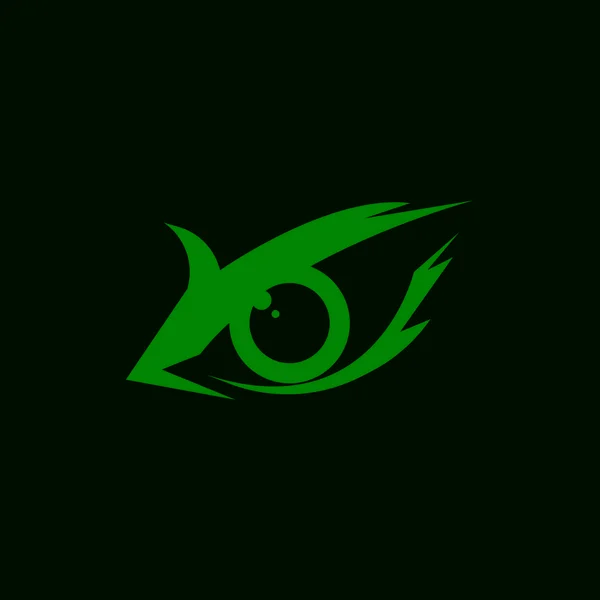 Eye Care Health Logo Vector Template — ストックベクタ