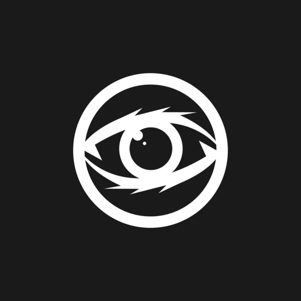 Göz Sağlığı Logo Vektör Şablonu — Stok Vektör