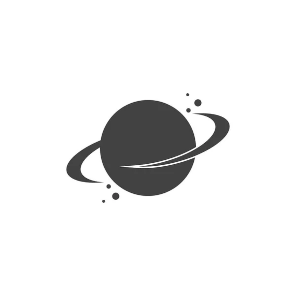 Planeta Saturno Símbolo Ilustração Vetorial —  Vetores de Stock