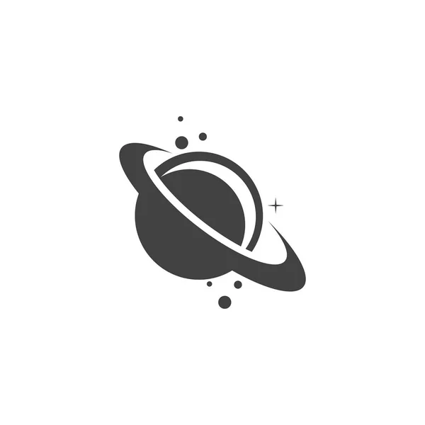Illustration Vectorielle Symbole Planète Saturne — Image vectorielle