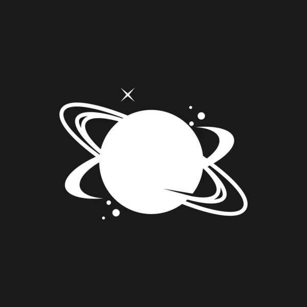 Символ Планети Сатурн Векторні Ілюстрації — стоковий вектор