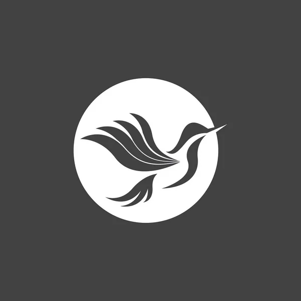 Векторная Иллюстрация Векторного Логотипа Птицы — стоковый вектор