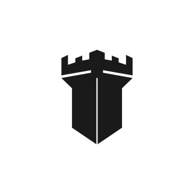 kale logo vektör resimleme şablonu