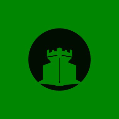 kale logo vektör resimleme şablonu