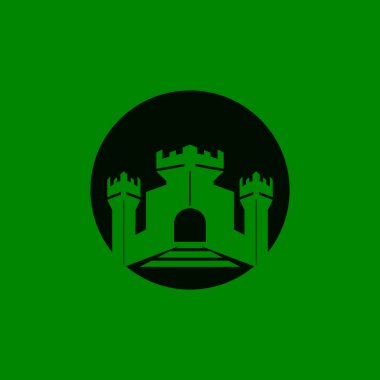 kale logo vektör resimleme şablonu