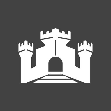 kale logo vektör resimleme şablonu
