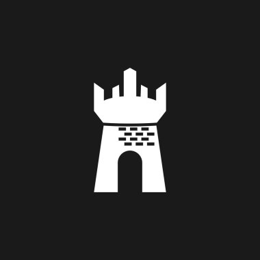 kale logo vektör resimleme şablonu
