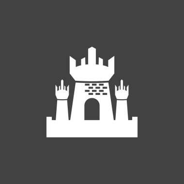 kale logo vektör resimleme şablonu