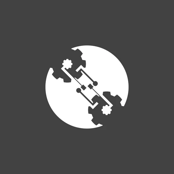 Business Technology Logo Vektör Şablonu Llüstrasyonu — Stok Vektör