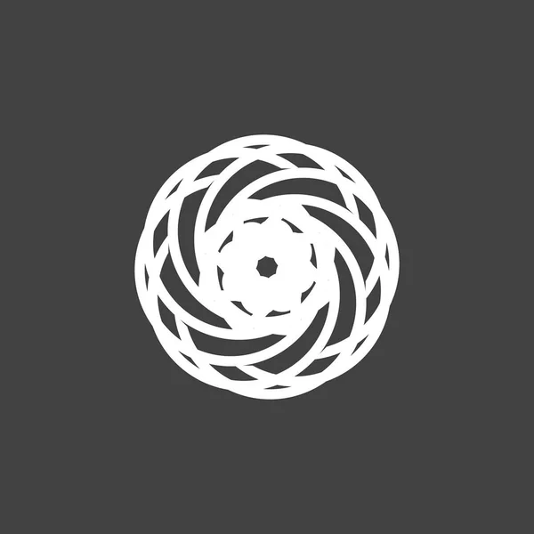 Kreis Ring Wirbel Abstraktes Logo Vektor — Stockvektor