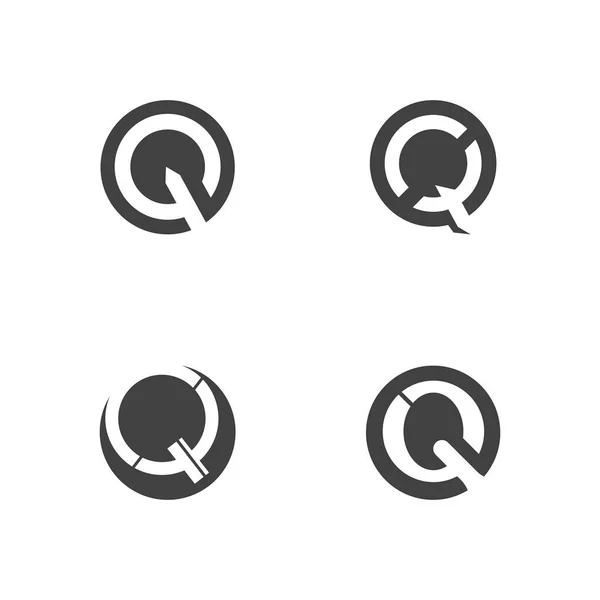 Q字母图标和符号模板 — 图库矢量图片