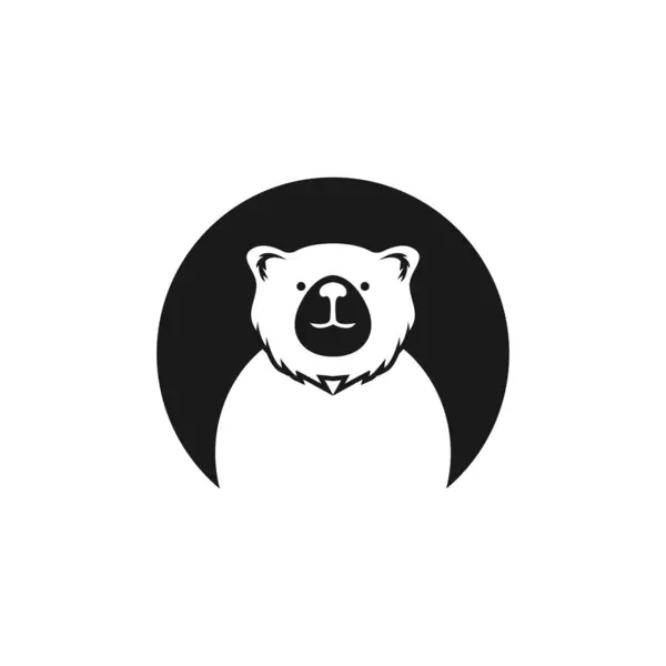 Ведмідь Значок Символ Векторні Ілюстрації Шаблону — стоковий вектор