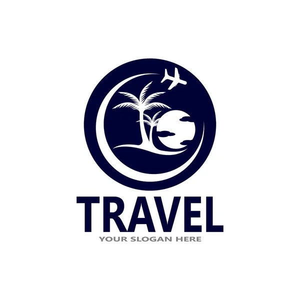 Travel Agency Travel Logo Template — Stock Vector