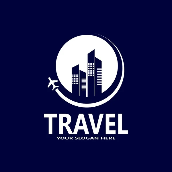 Туристичне Агентство Шаблон Логотипу Подорожі — стоковий вектор