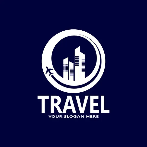 Agência Viagens Travel Logo Template —  Vetores de Stock