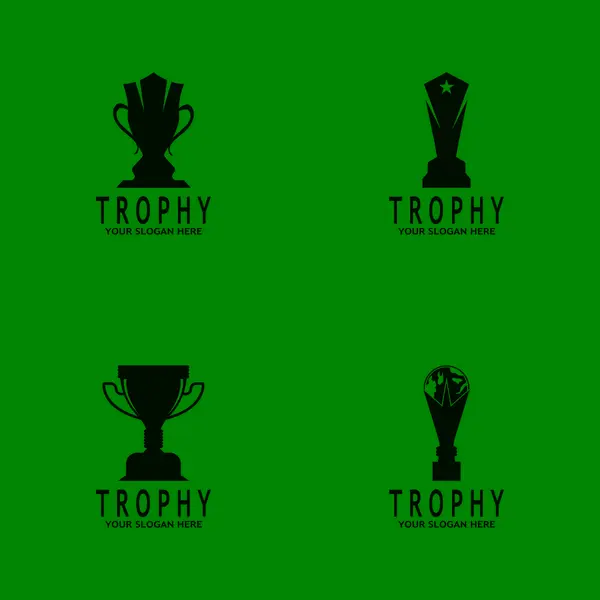 Prosty Wzór Logo Trophy Szablon Wektorowy — Wektor stockowy