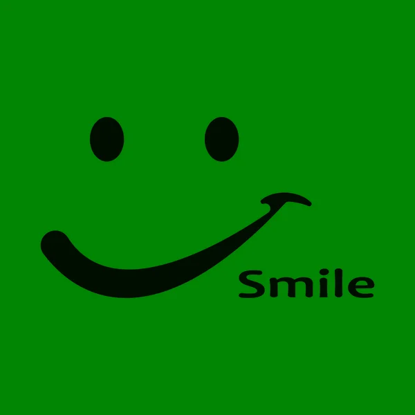 Smile Symbol Emoticon Symbol Vorlage — Stockvektor