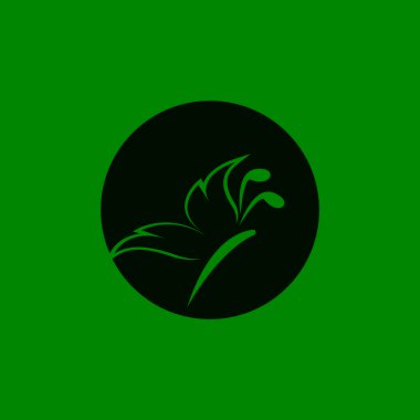 Siyah siluet kelebek simgesi ve sembol vektörü