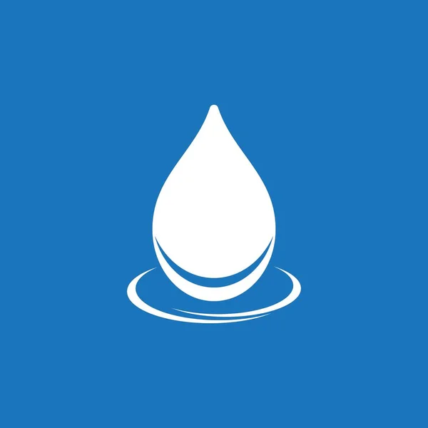 Значок Капли Воды Векторный Шаблон — стоковый вектор