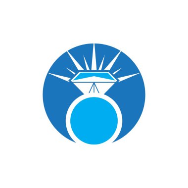 Mücevher Hattı Sanat Elmas Logosu Simgesi ve Sembol