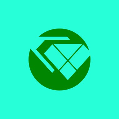 Mücevher Hattı Sanat Elmas Logosu Simgesi ve Sembol