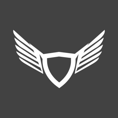 Kanat Kalkanı simgesi ve sembol şablonu