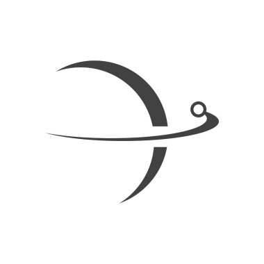 Business Technology Logo Vektör Şablonu İllüstrasyonu