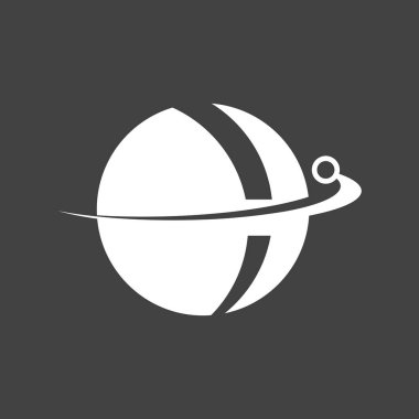 Business Technology Logo Vektör Şablonu İllüstrasyonu