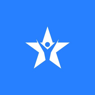 Yıldız başarısı insanlar logoyu ve sembolleri önemser