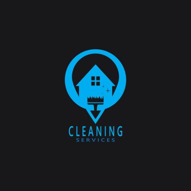 Ev Servisi Logo Şablonu Temizleniyor