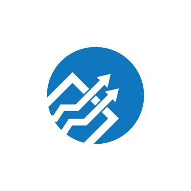 İş finansmanı ve pazarlama logosu Vektör illüstrasyon tasarımı