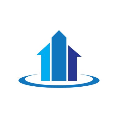 İş finansmanı ve pazarlama logosu Vektör illüstrasyon tasarımı