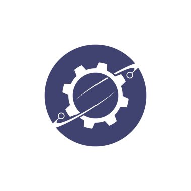 Teknoloji simgesi ve sembol çizimi