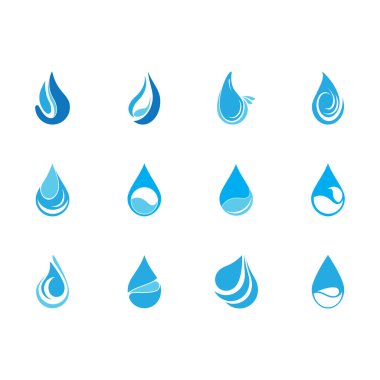 su damlası Logo Şablonu vektör çizimi tasarımı