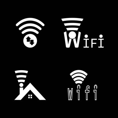 Wifi Simgesi ve Sembol şablonu