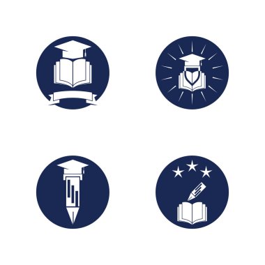 Eğitim Logosu Şablonu vektör illüstrasyon tasarımı