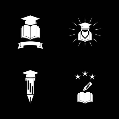 Eğitim Logosu Şablonu vektör illüstrasyon tasarımı