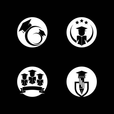 Eğitim Logosu Şablonu vektör illüstrasyon tasarımı