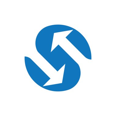 İş Okları Simgesi ve Sembol Şablonu