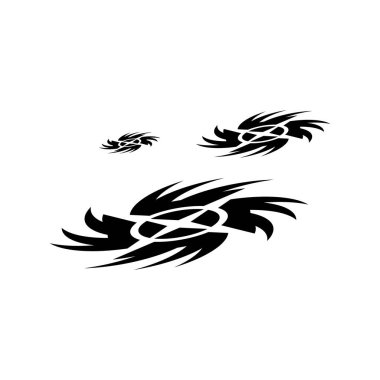 Ninja Shuriken logo vektör şablonu