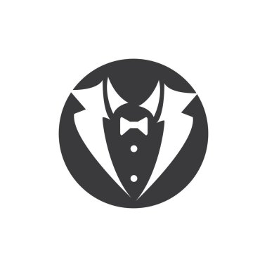 Smokin Adam İşletme Logosu Şablonu İllüstrasyonu