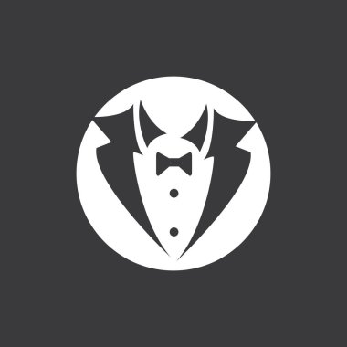 Smokin Adam İşletme Logosu Şablonu İllüstrasyonu