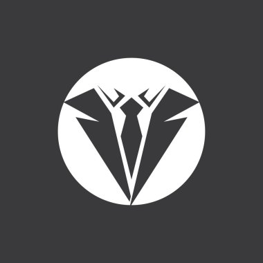 Smokin Adam İşletme Logosu Şablonu İllüstrasyonu