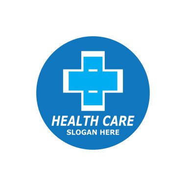 Sağlık Hizmeti Teknolojisi Sembolü Vektör Şablonu İllüstrasyonu