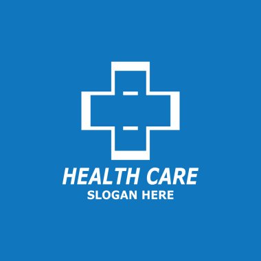 Sağlık Hizmeti Teknolojisi Sembolü Vektör Şablonu İllüstrasyonu