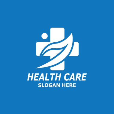 Sağlık Hizmeti Teknolojisi Sembolü Vektör Şablonu İllüstrasyonu
