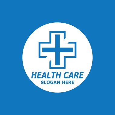 Sağlık Hizmeti Teknolojisi Sembolü Vektör Şablonu İllüstrasyonu
