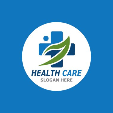 Sağlık Hizmeti Teknolojisi Sembolü Vektör Şablonu İllüstrasyonu