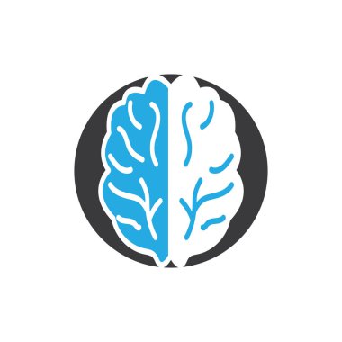 Çizgi sanatı ile betimleme beyin sembolü